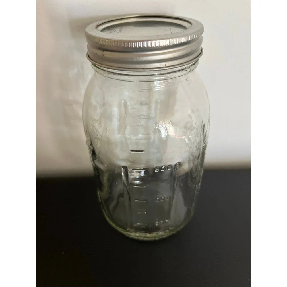 Ball SureTight Glass Mason Jar w/ Lid, 3 Cup - 24oz - 800ml